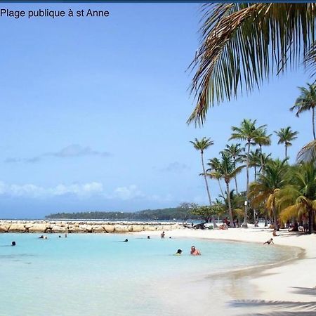 Studio Village Vacances,Vue Mer, Plage A 30M ,Wifi A Sainte Anne 外观 照片