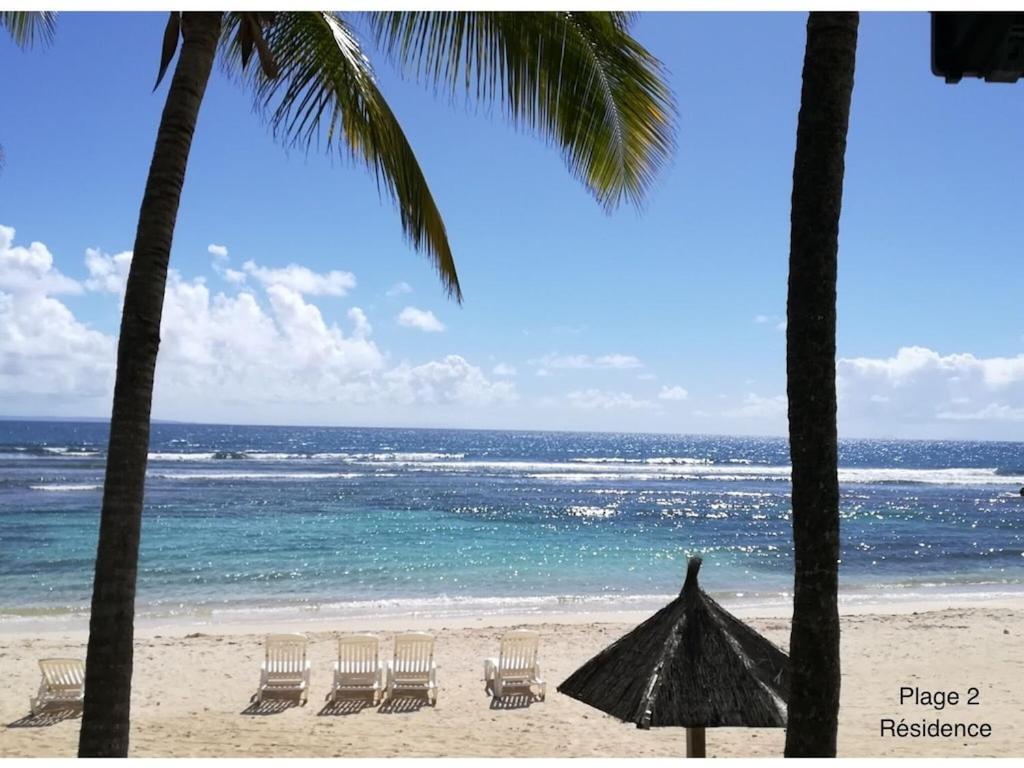 Studio Village Vacances,Vue Mer, Plage A 30M ,Wifi A Sainte Anne 外观 照片