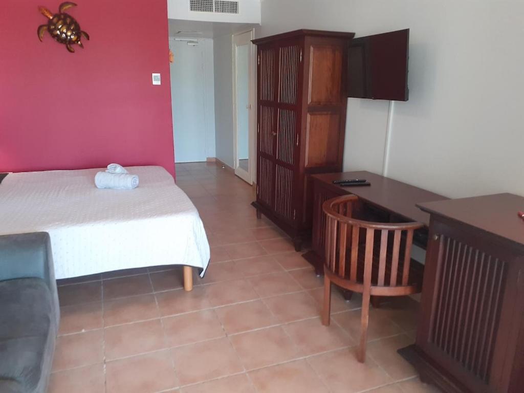 Studio Village Vacances,Vue Mer, Plage A 30M ,Wifi A Sainte Anne 外观 照片